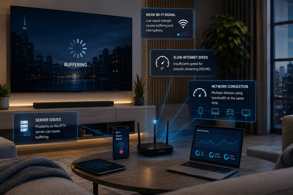 How to Stop IPTV Buffering UK